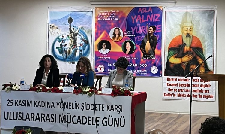 PSAKD Kadıköy Şubesi “25 Kasım Kadına Yönelik Şiddete Hayır” günü kapsamında etkinlik düzenledi