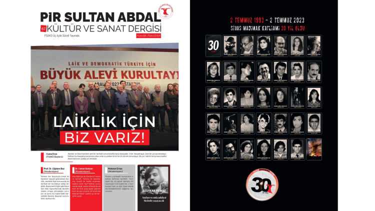 Pir Sultan Abdal Kültür ve Sanat Dergisi’nin yeni sayısı yayımlandı